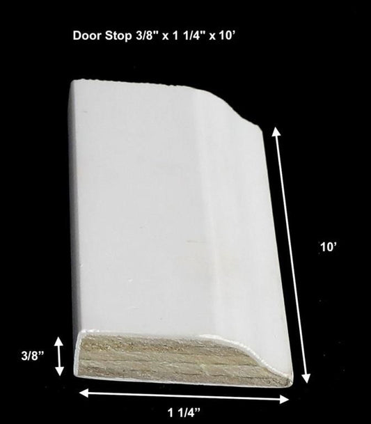 Door Stop 3/8" x 1 1/4" x 10'