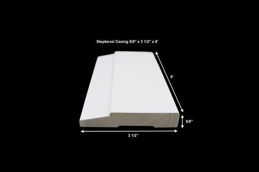 Step Bevel Casing 5/8" x 3 1/2" x 8'