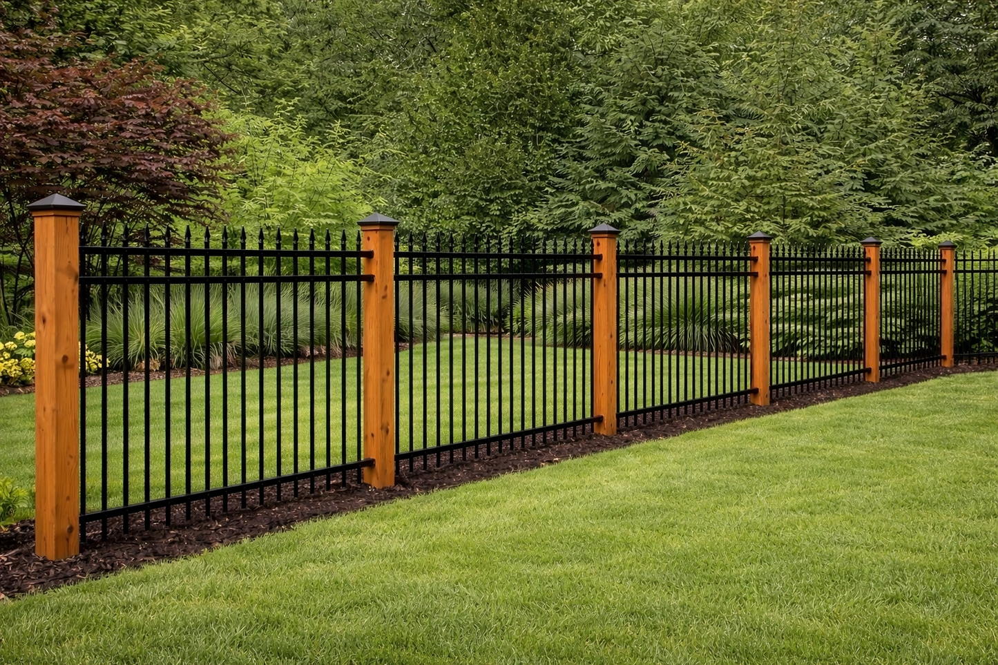 8' Spike Fence Panel